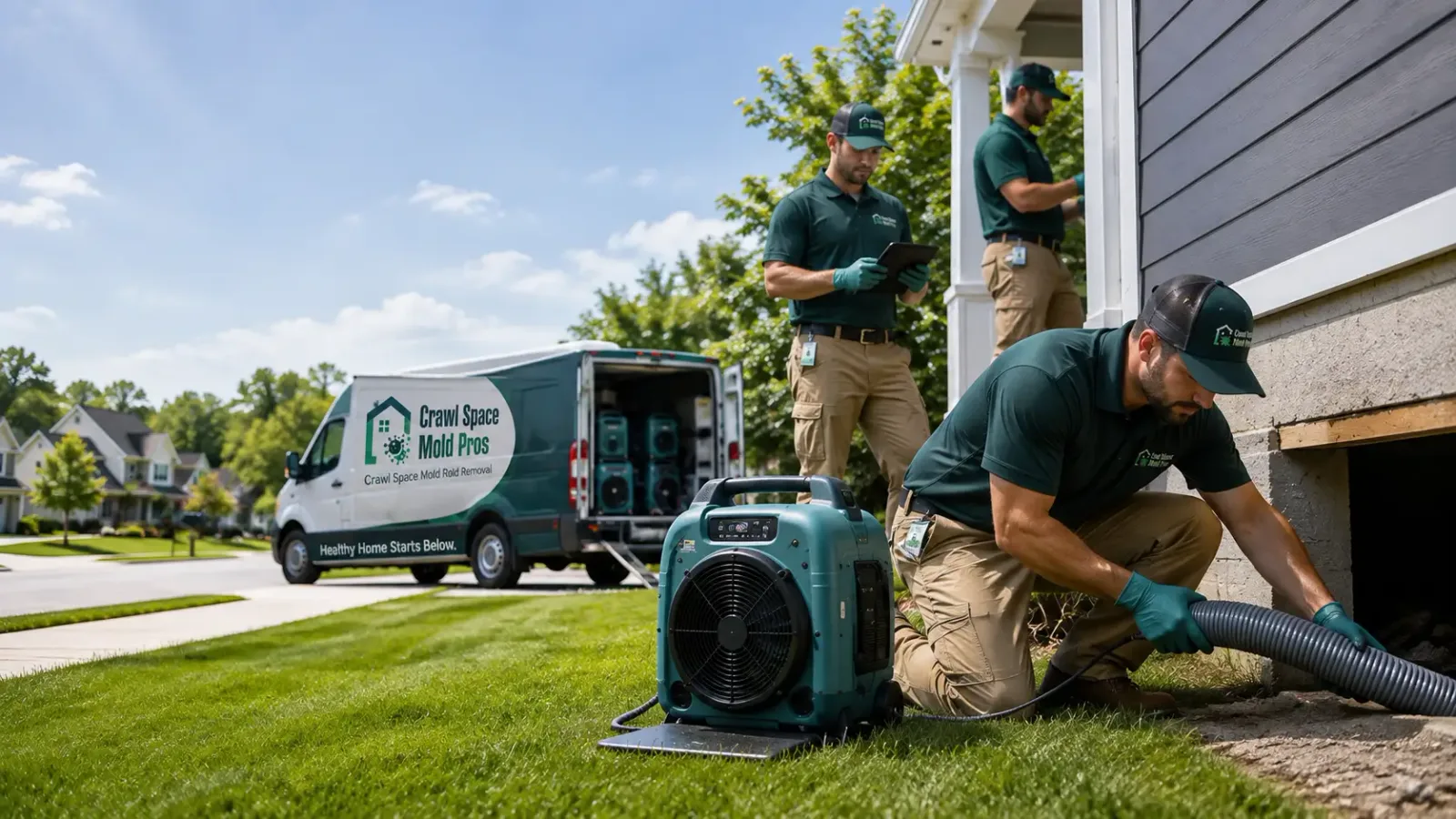 Crawl Space Mold Removal in North Jackson, OH